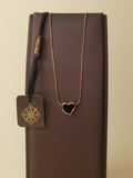Midnight Heart Necklace