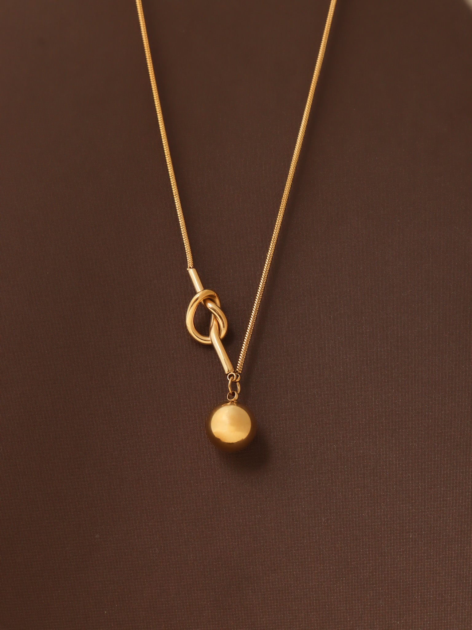 Golden Knot Pendant