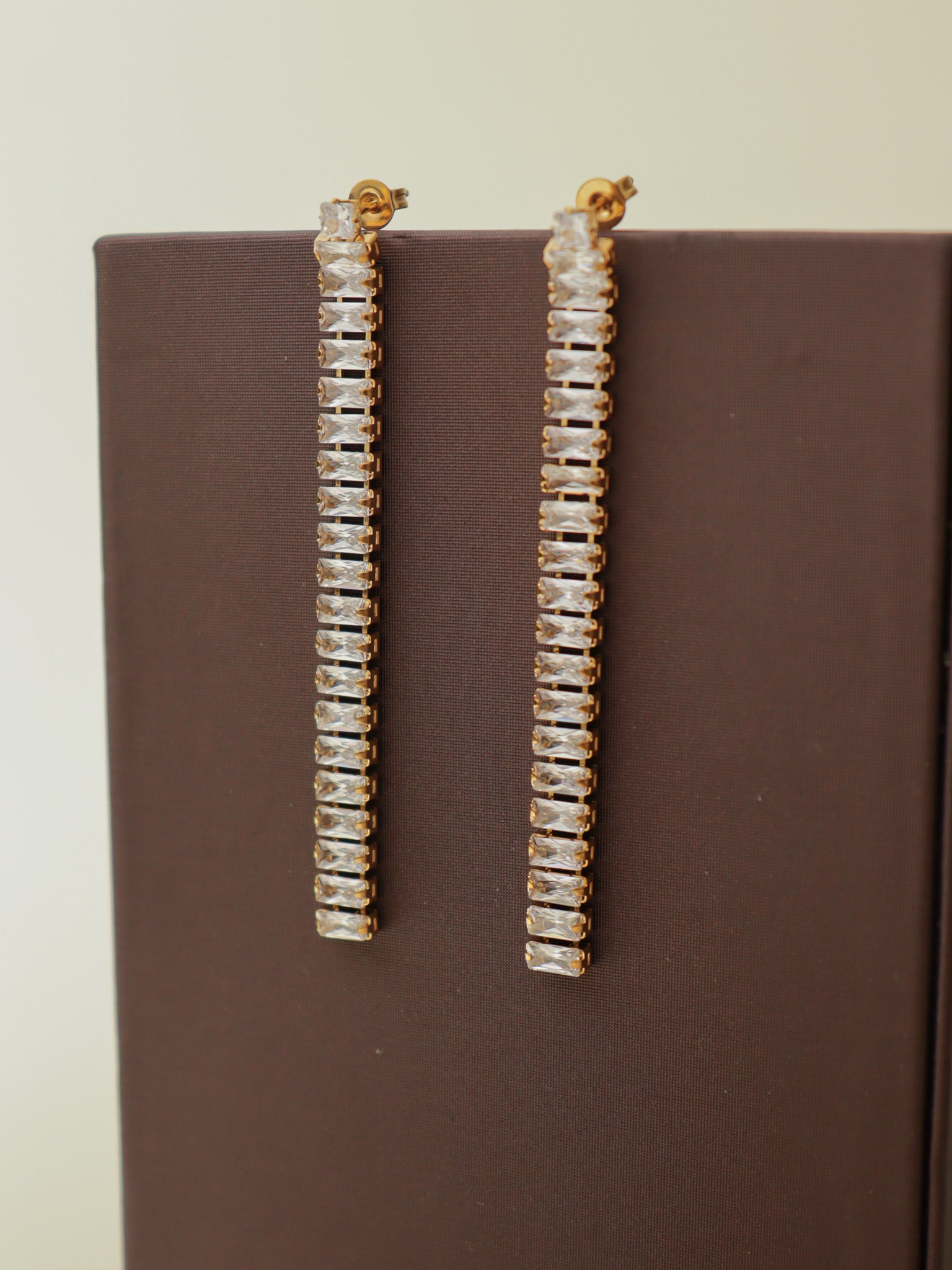 Crystal Cascade Earrings