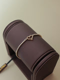 Crystal Heart Bracelet