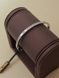 Silver Shine Crystal Bangle