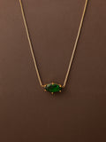 Emerald Marquise Necklace