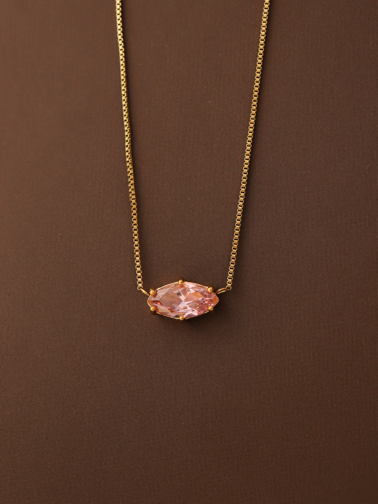 Blush Marquise Necklace