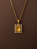 Amber Royal Pendant Necklace