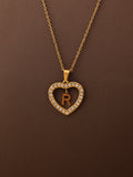 Initials Heart Necklace