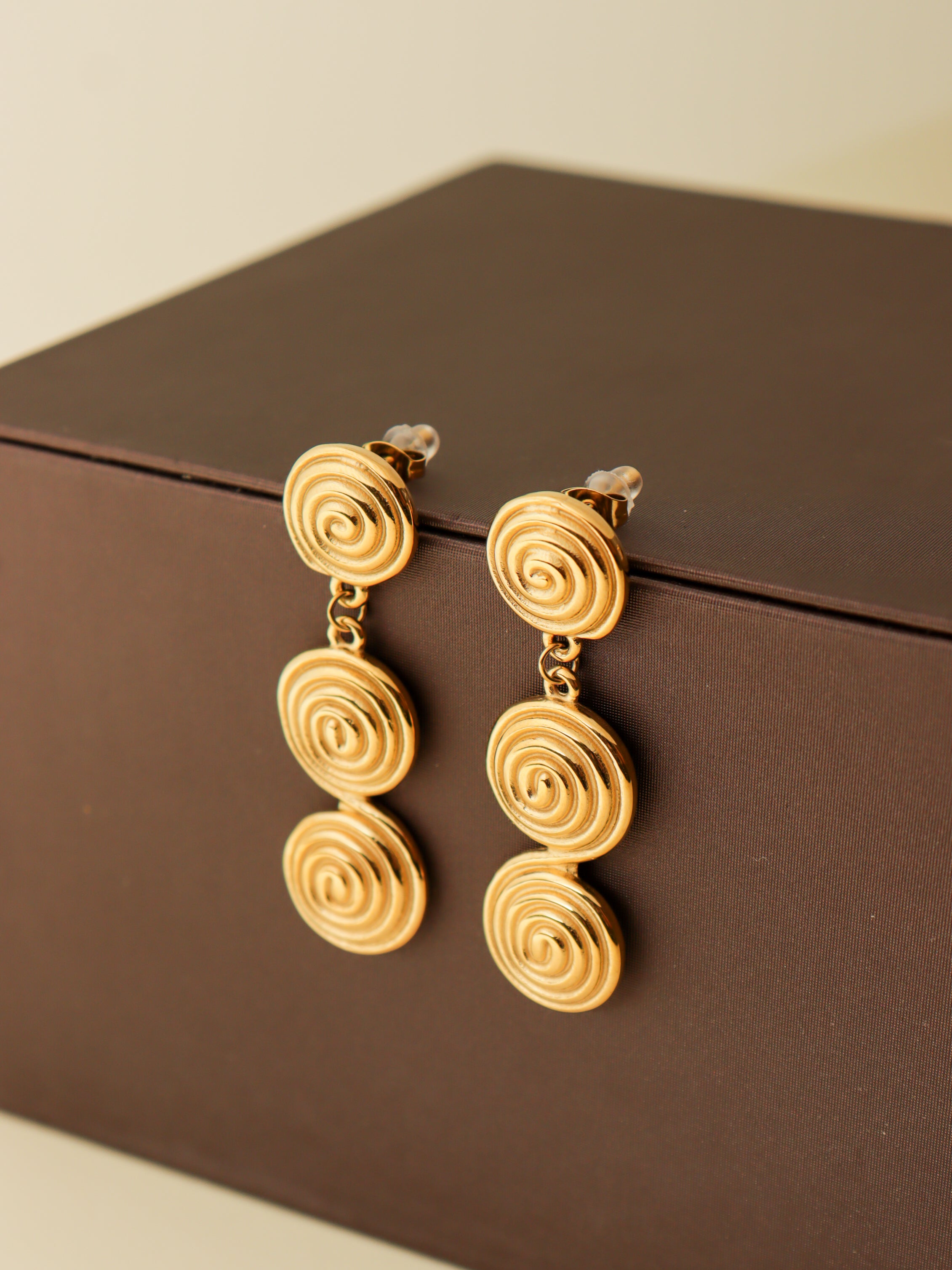 Spiral Drop Earrings