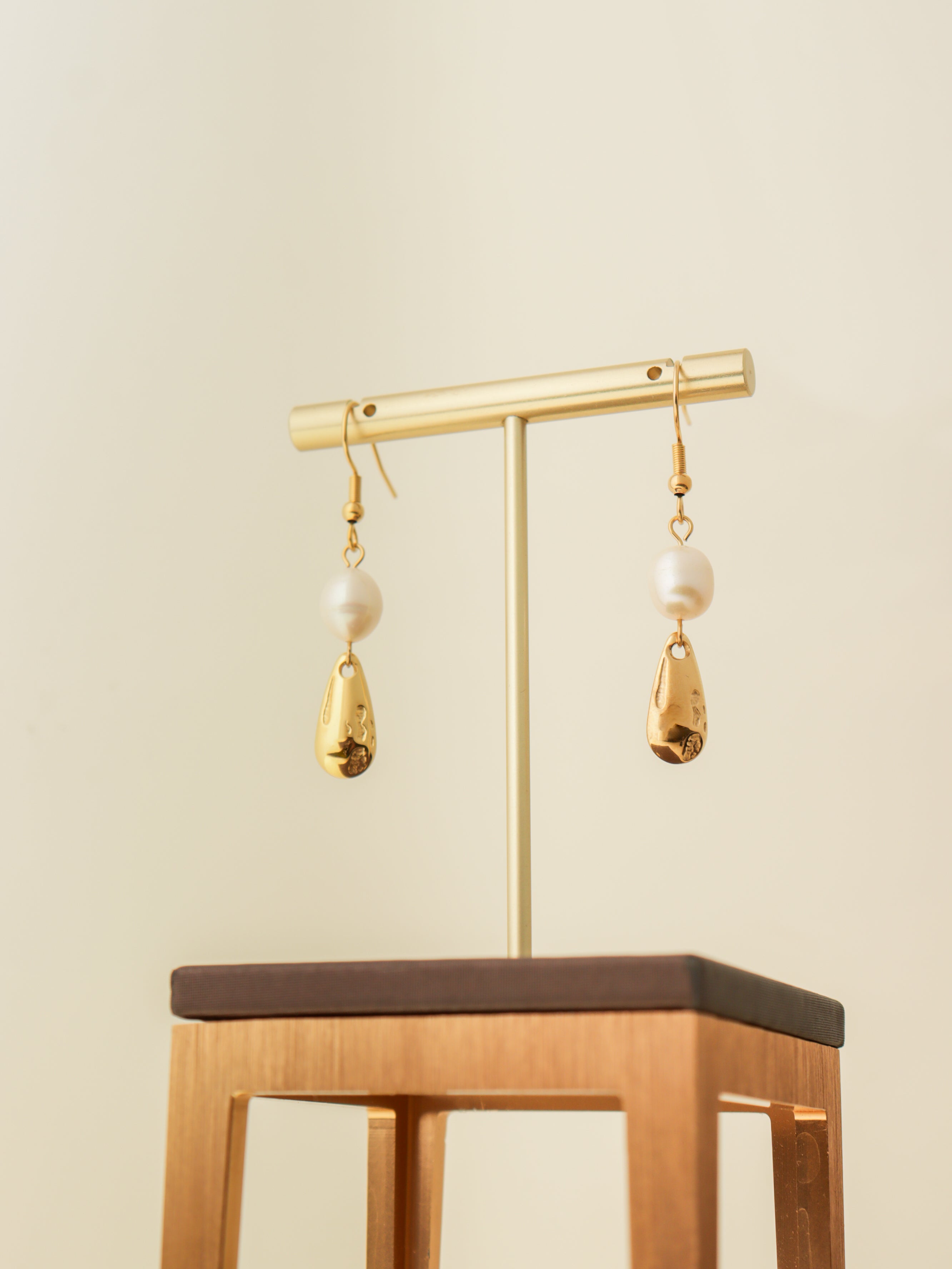 Teardrop Charm Earrings