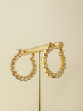 Crystal Luxe Hoop Earrings