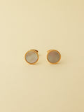 Crystal Row Mini Hoop Earrings