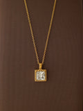Royal Square Crystal Pendant
