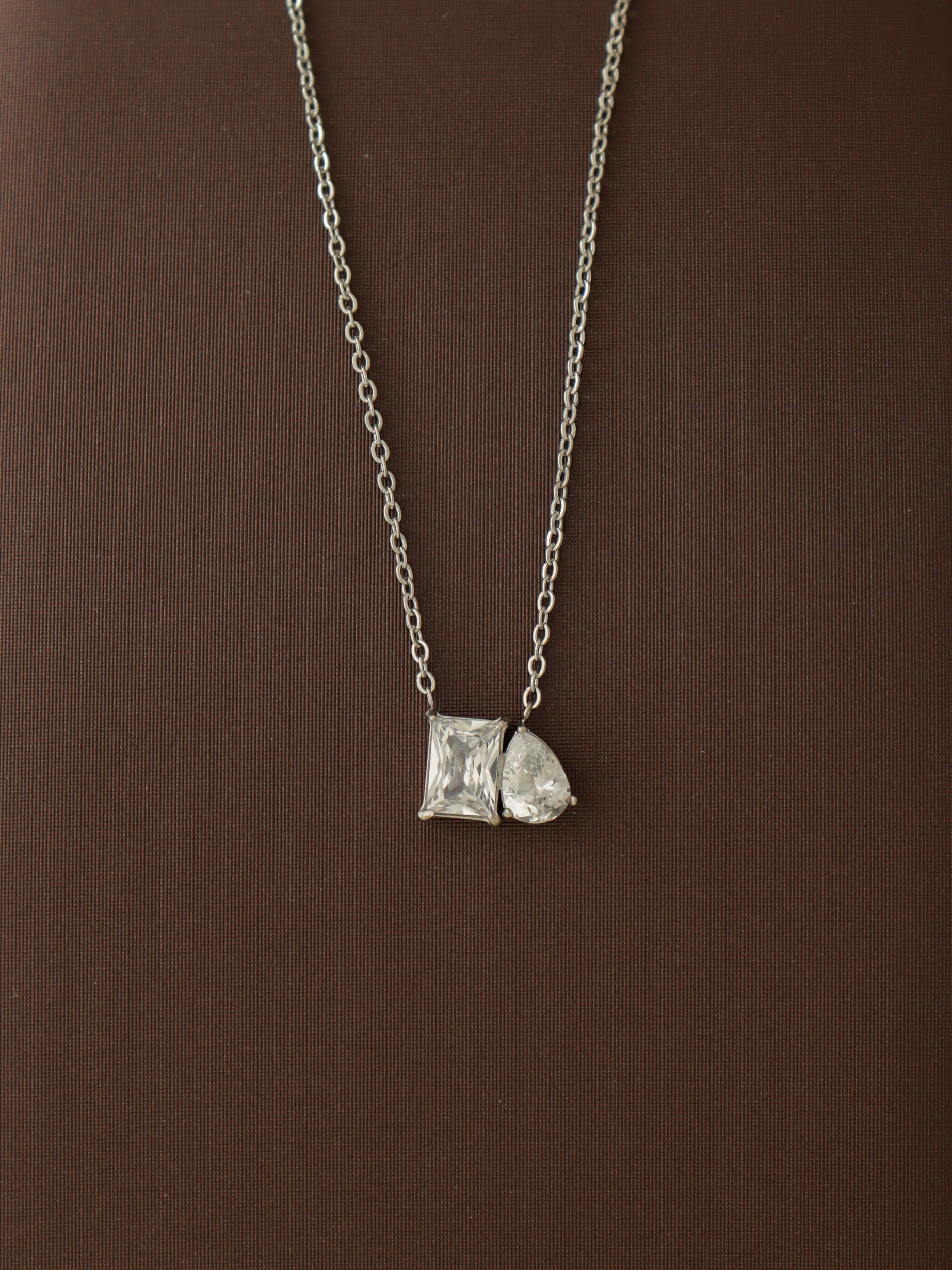 Twin Spark Crystal Pendant