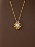 Celestial Swirl Crystal Pendant