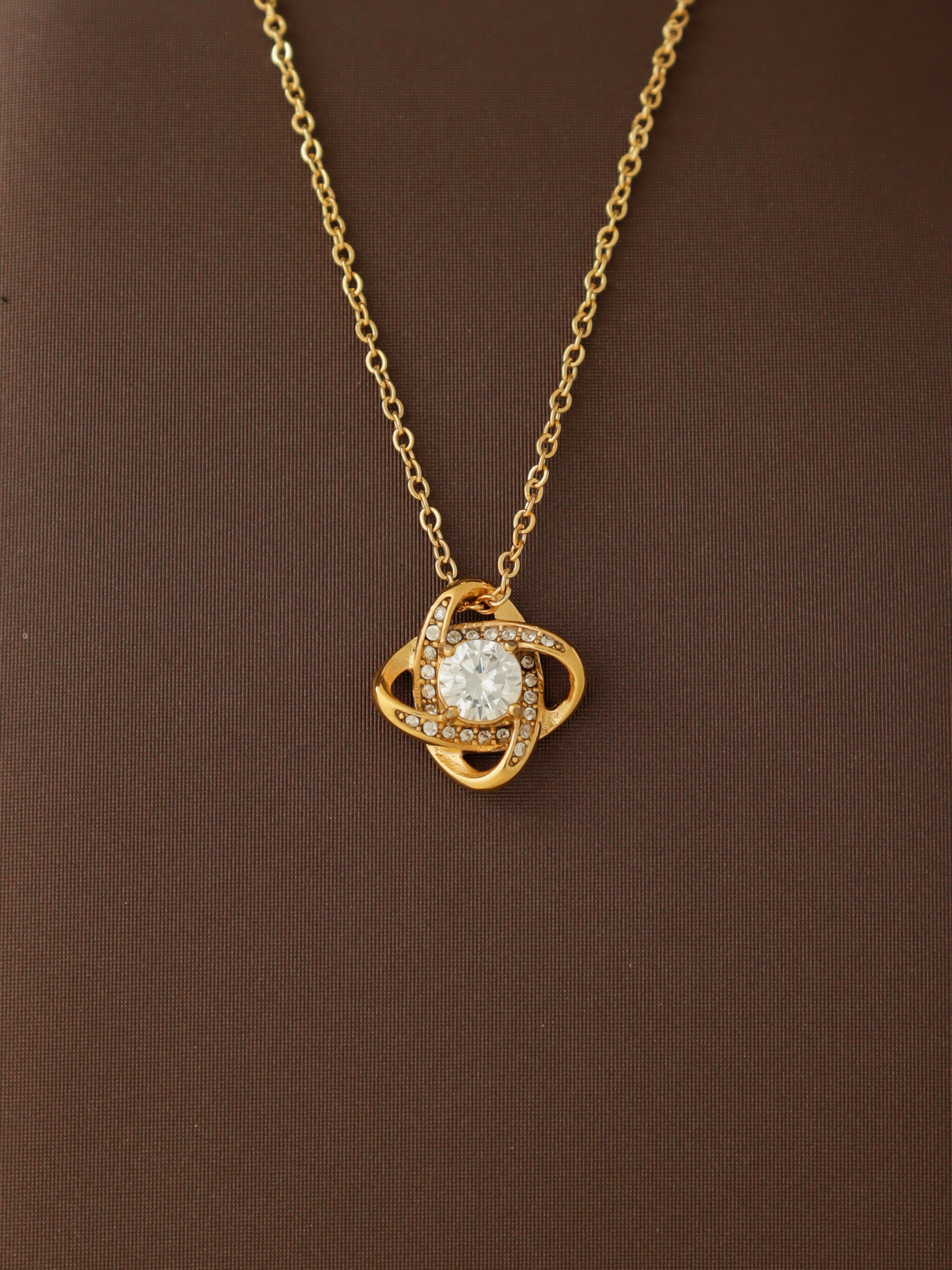 Celestial Swirl Crystal Pendant