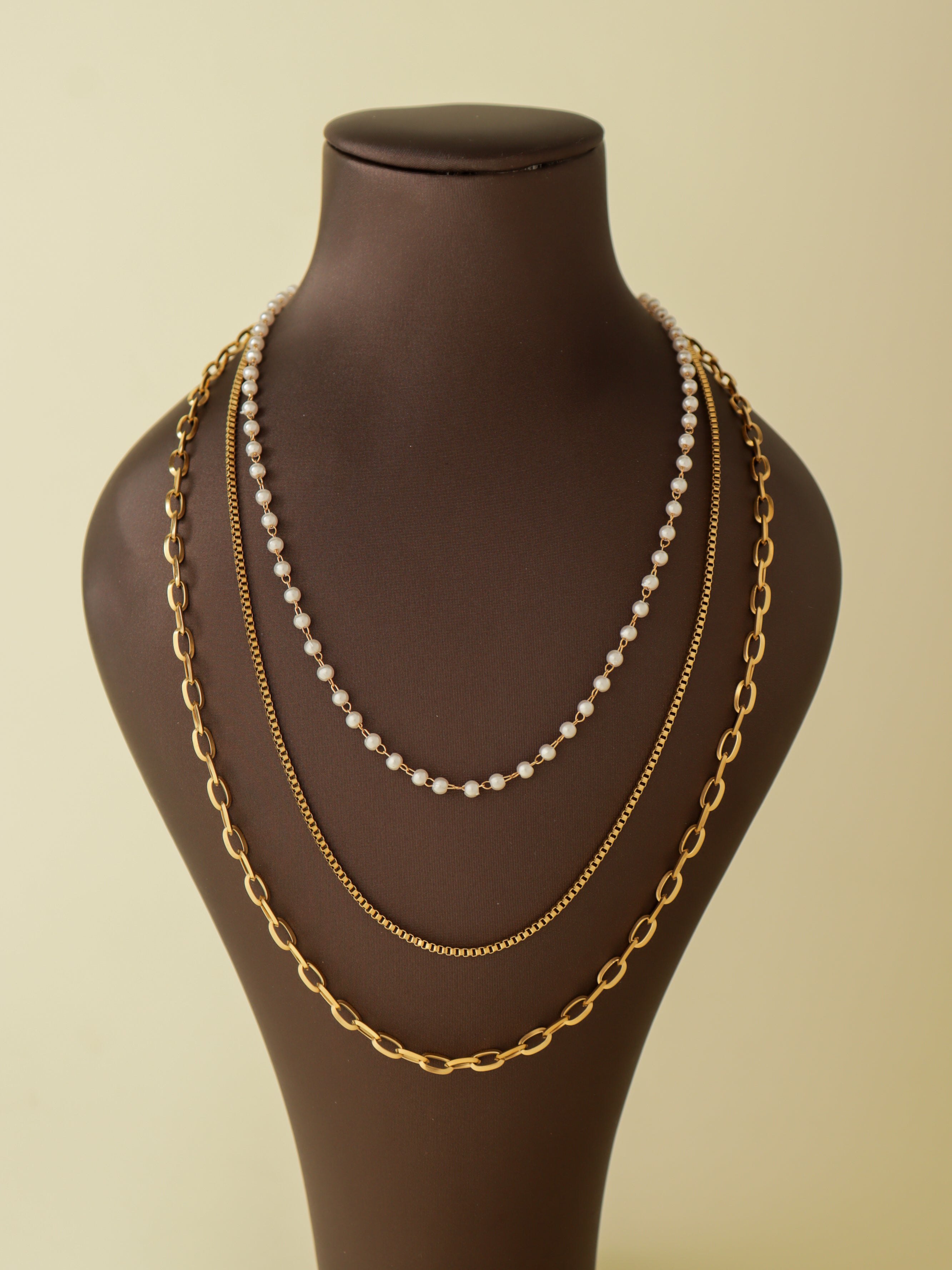 Cascade Layered Necklace