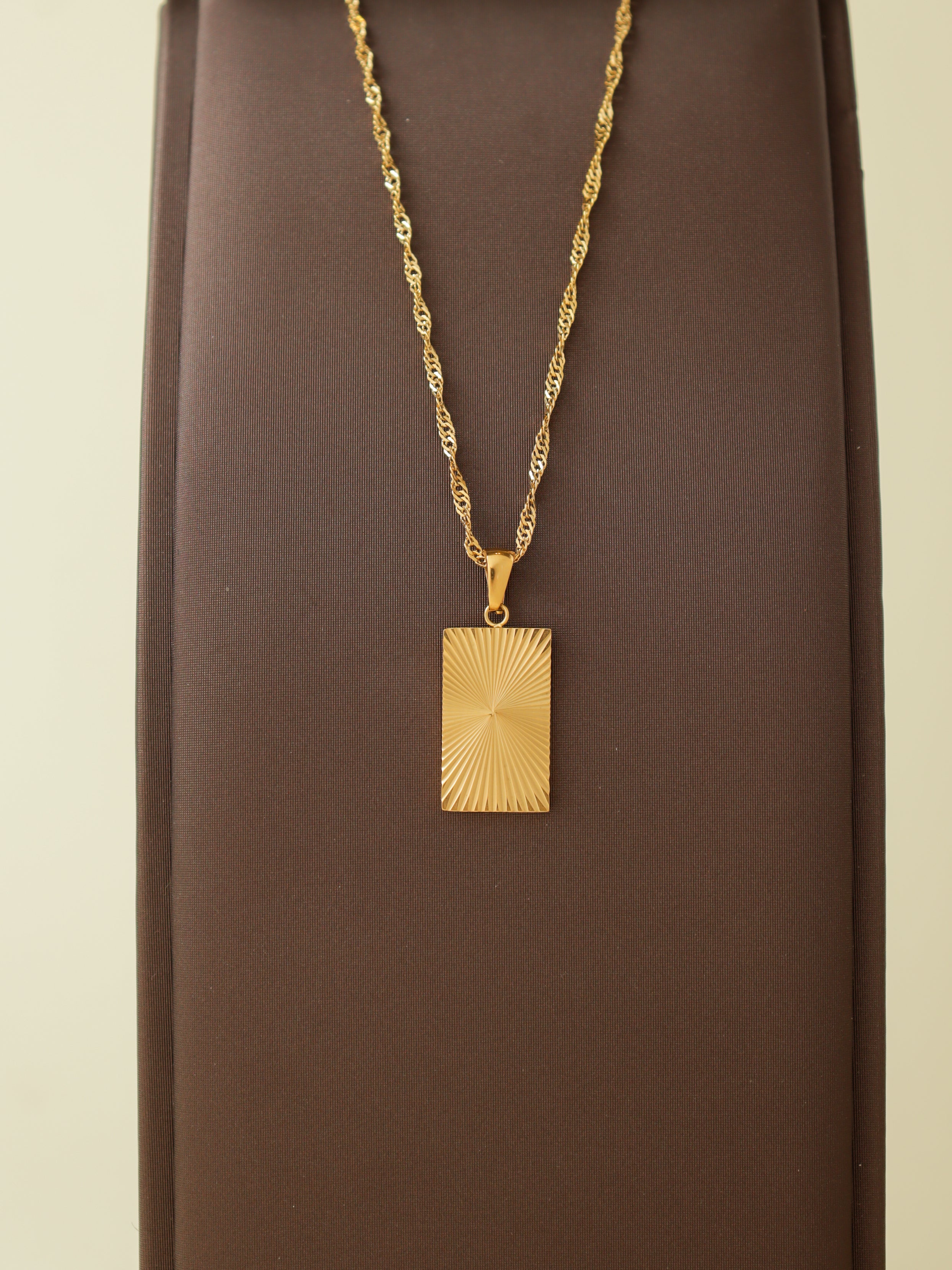 Sunburst Pendant Necklace