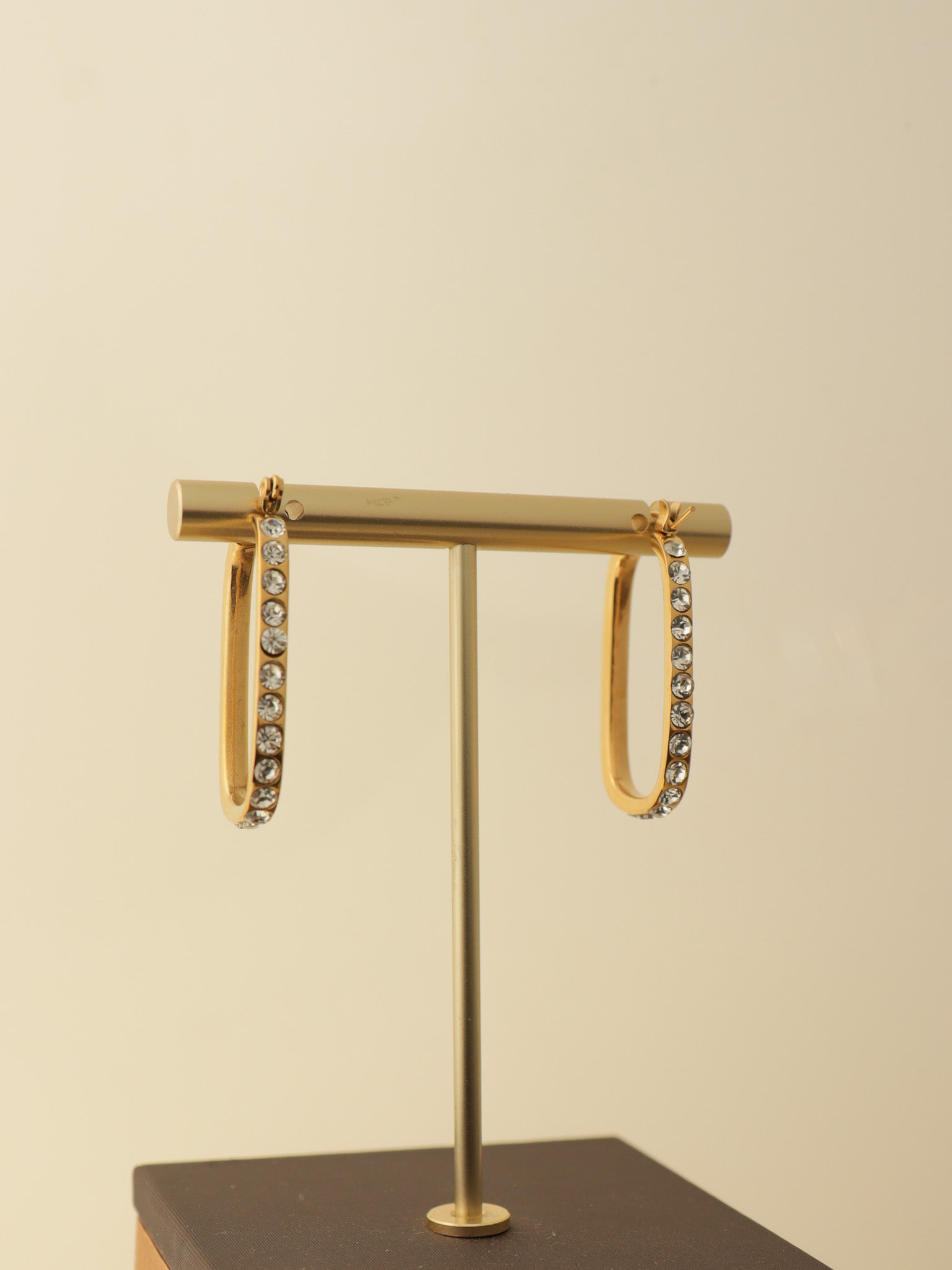 Amara Crystal Hoop Earrings