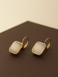 Luna Ivory Tile Earrings