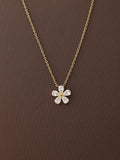 Fiora Crystal Bloom Necklace