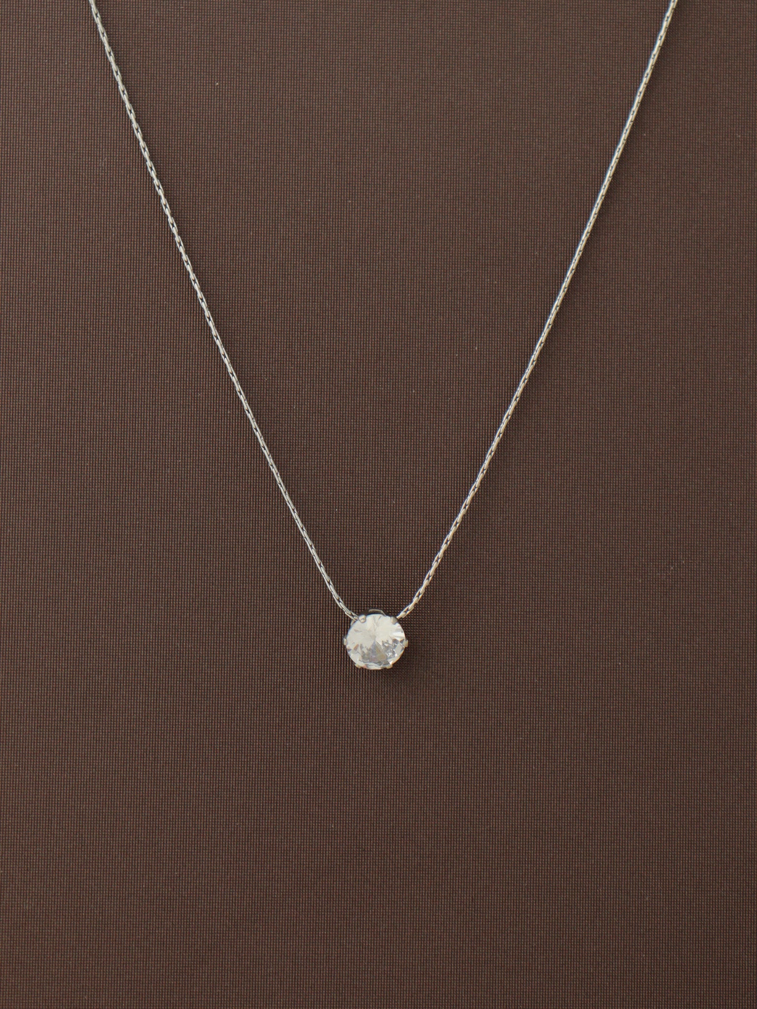 Celestine Solitaire Necklace