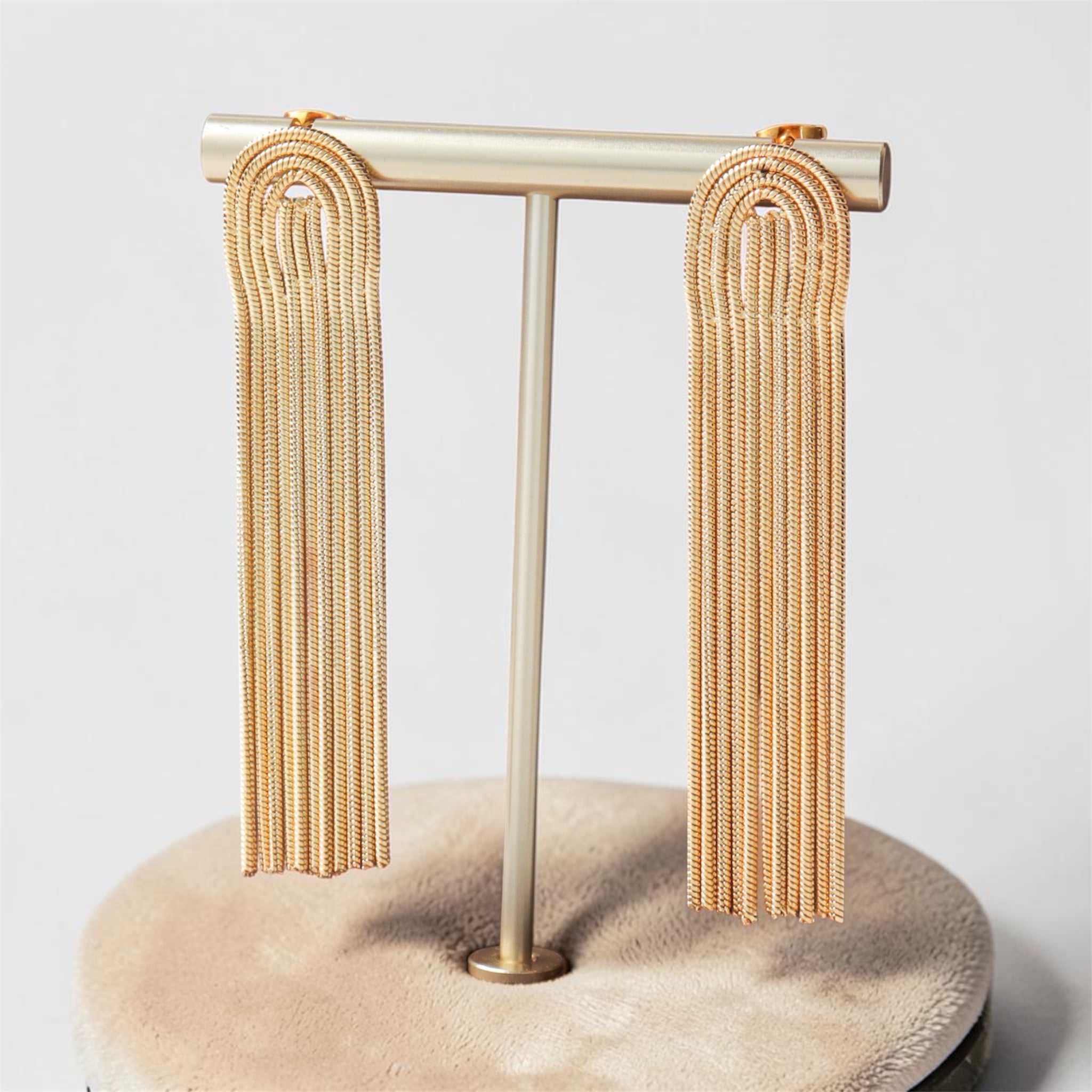 Cascade Luxe Tassel Earrings